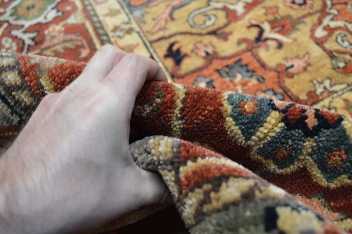 8' 0" x 10' 0" India Serapi Rug image 11