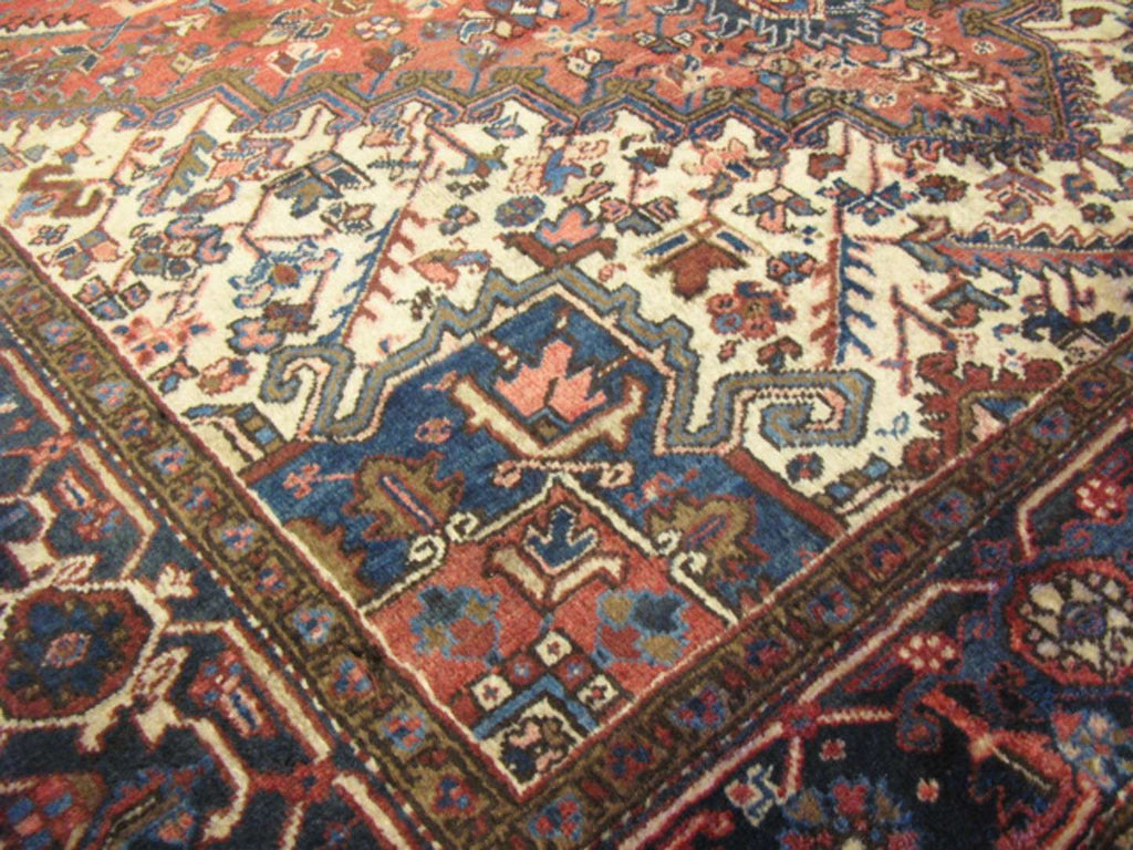 7' 1" x 10' 0" Persian Heriz Rug image 5