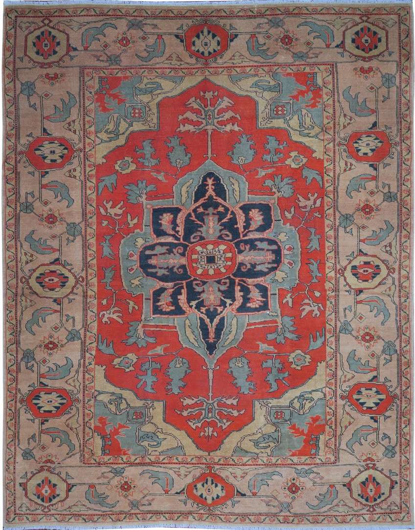 10' 2" x 13' 1" Turkish Oushak Rug image 0