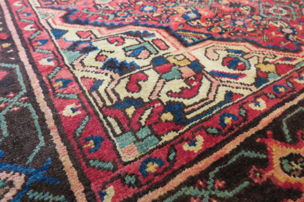 7' 1" x 10' 4" Persian Hamadan Rug image 9