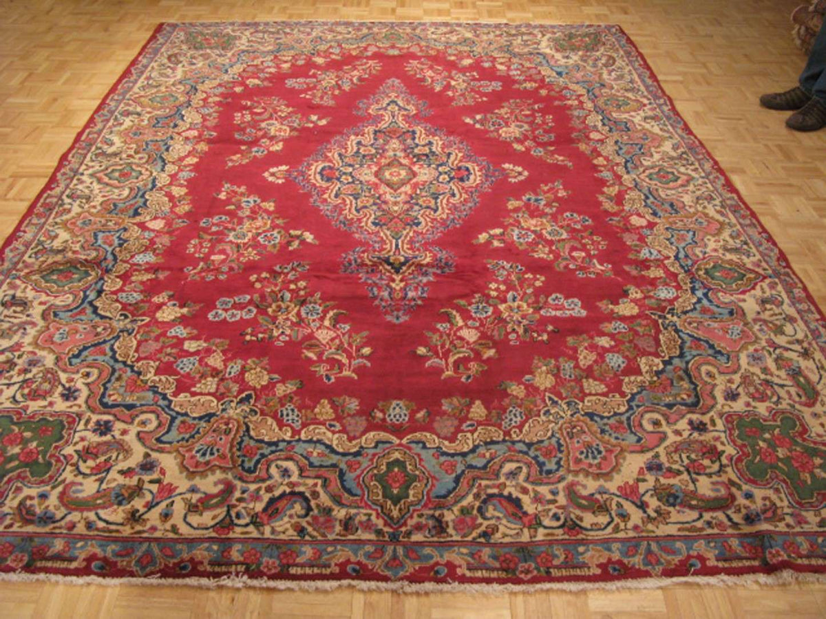 8' 3" x 11' 8" Persian Kerman Rug image 10