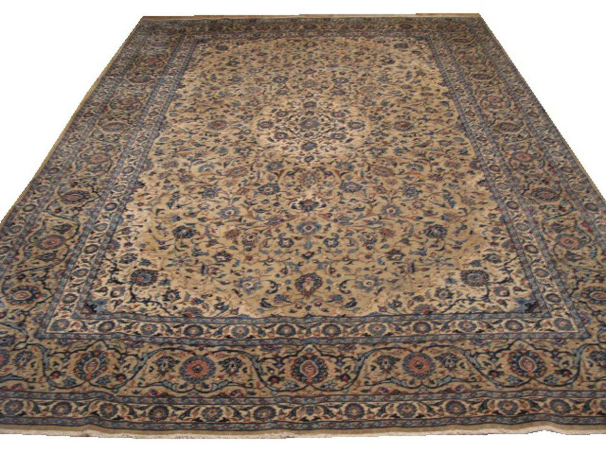8' 2" x 11' 3" Persian Kashmar Rug image 0