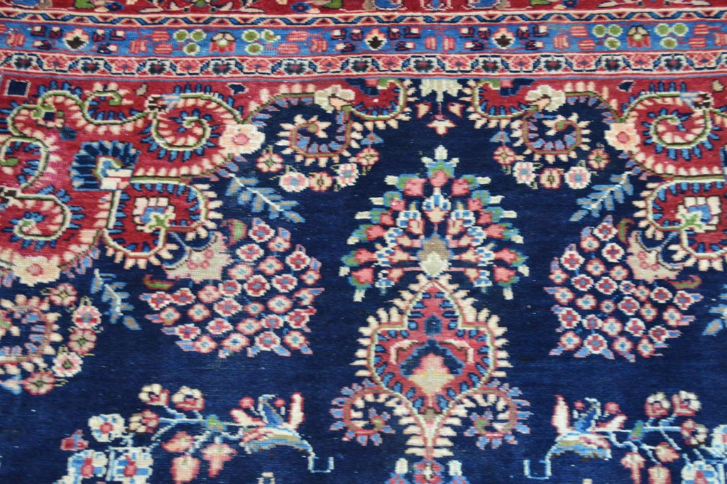 6' 6" x 9' 3" Vintage Mashhad Rug image 3