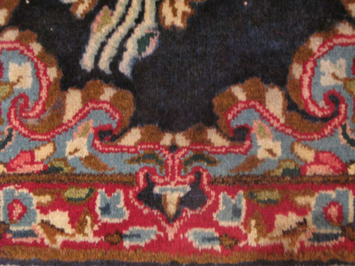 1' 8" x 1' 8" Persian Kerman Square Rug image 3