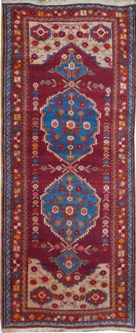 4' 4" x 10' 7" Turkish Anadol Rug image 0