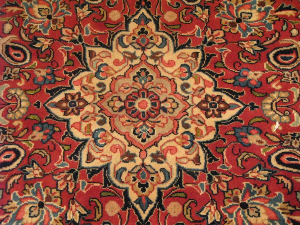10' 5" x 17' 7" Persian Sarouk Rug image 7