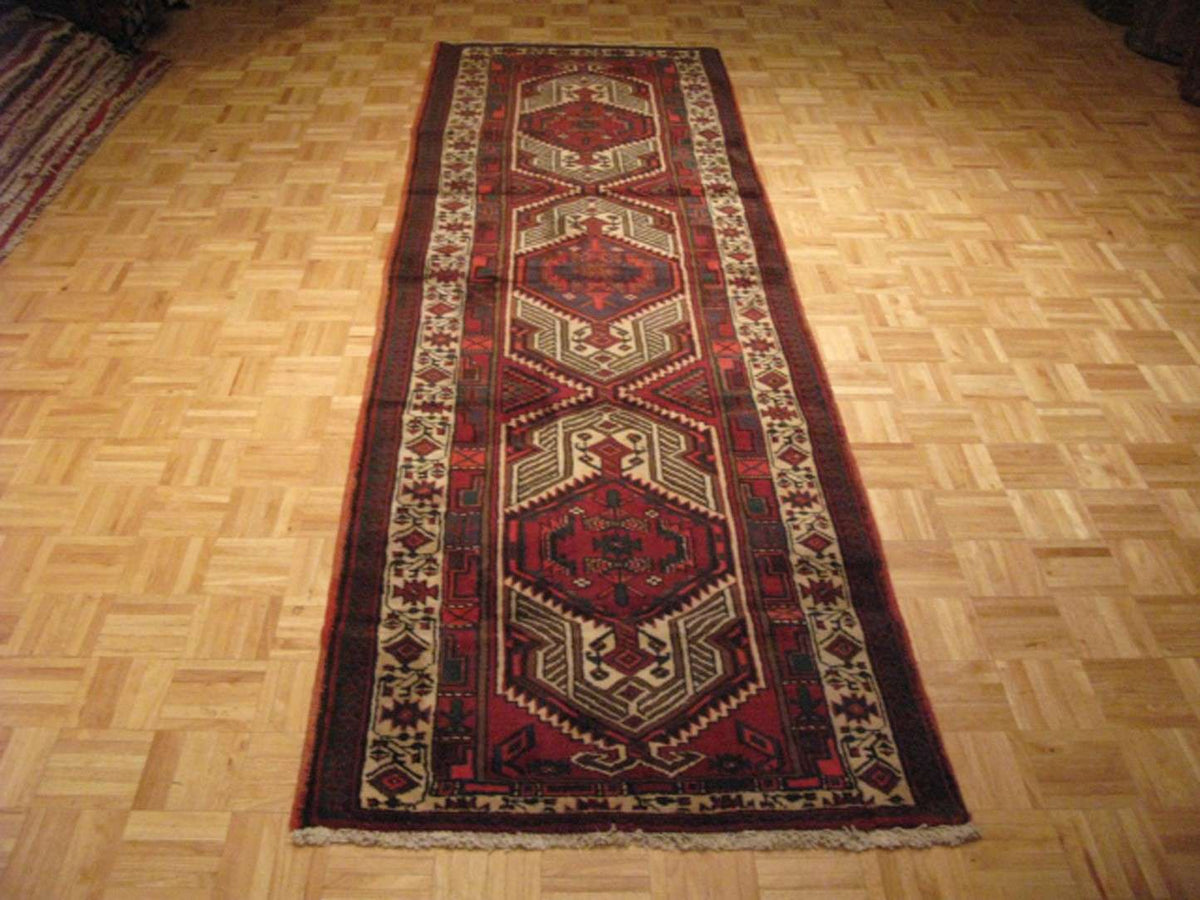 3' 4" x 11' 0" Persian Sarab Runner image 1
