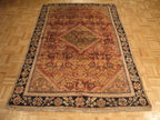 4' 4" x 6' 9" Vintage Mahal Rug image 11