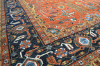 9' 2" x 12' 2" Pakistan Serapi Rug image 2