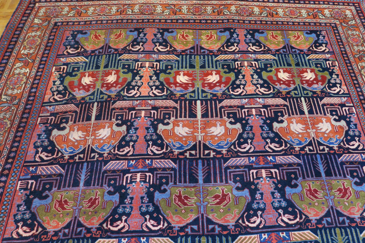 7' 2" x 10' 4" Persian Ardabil Rug image 7