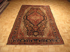 5' 3" x 9' 0" Persian Malayer Rug image 1