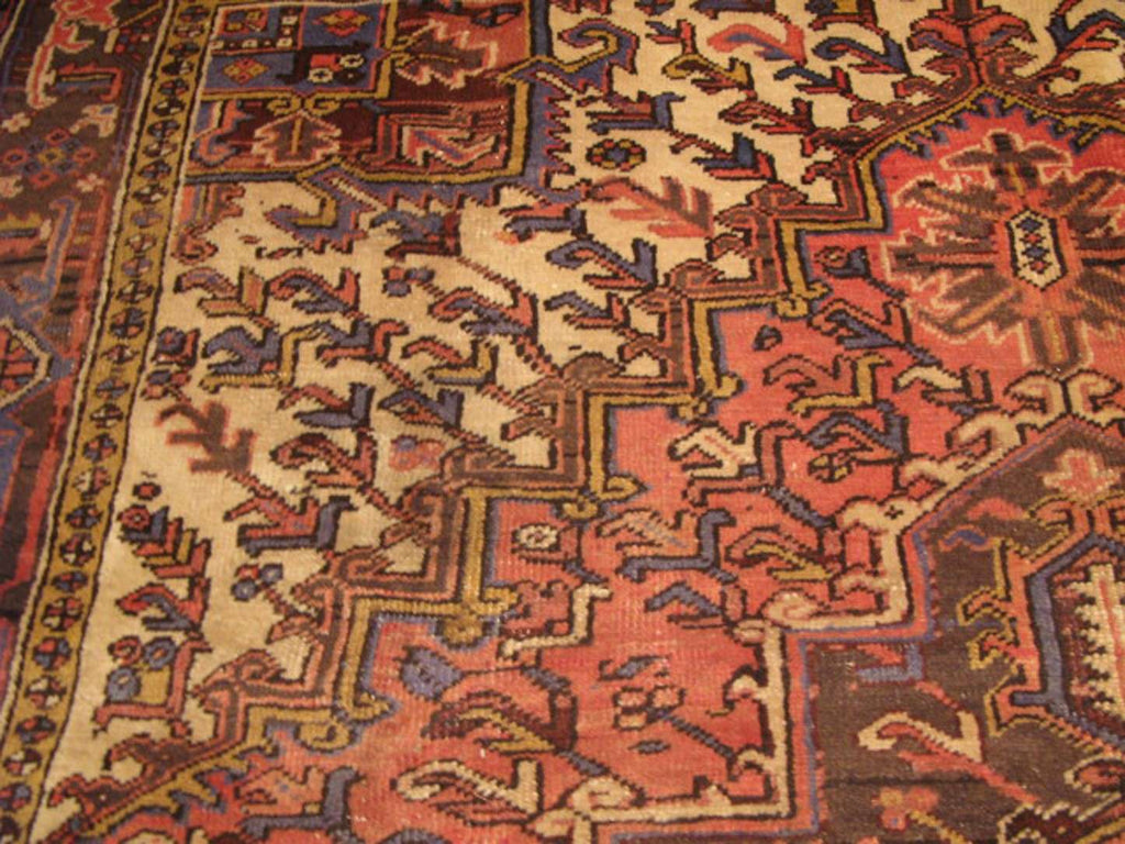 6' 1" x 8' 9" Persian Heriz Rug image 3