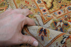 8' 9" x 11' 8" India Agra Rug image 11
