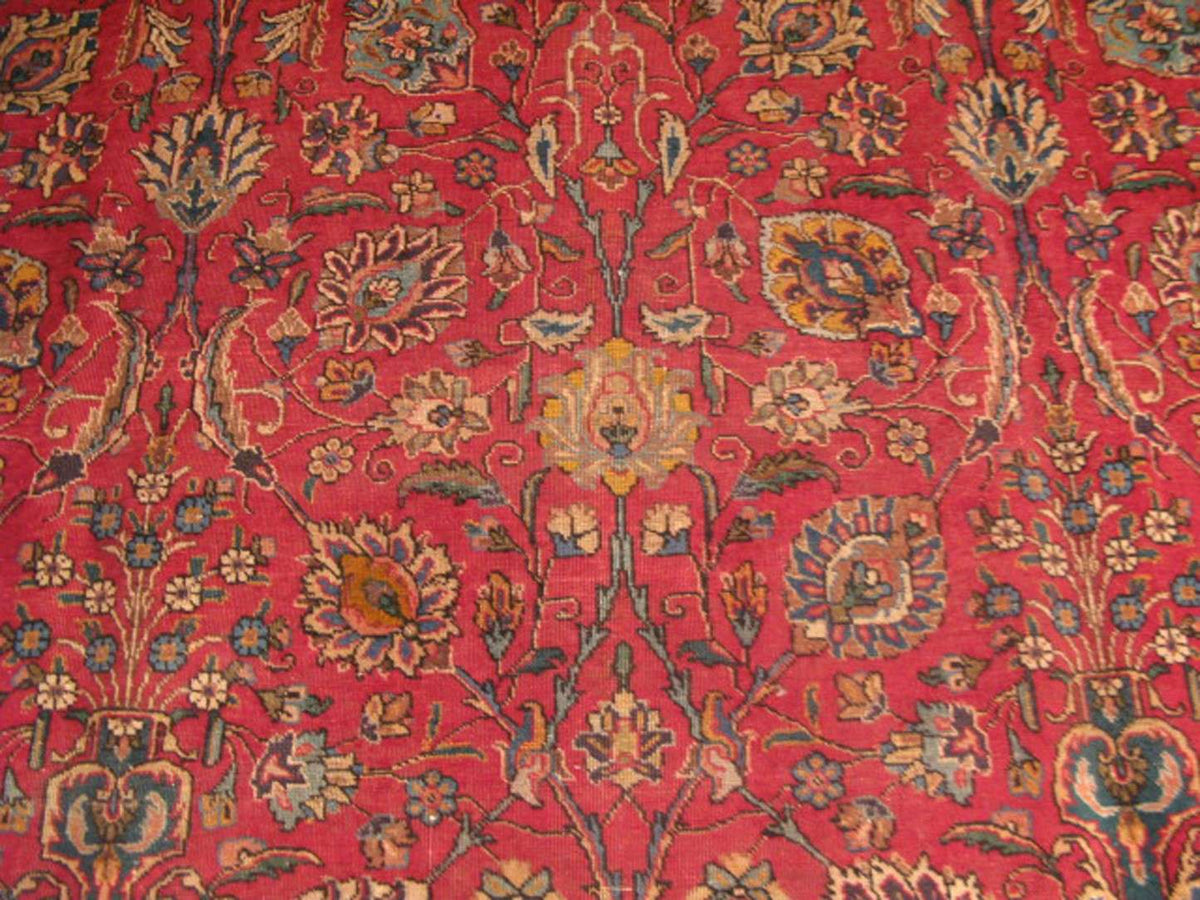 9' 5" x 15' 6" Persian Tabriz Rug image 9