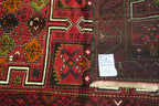 3' 8" x 6' 7" Vintage Baluch Rug image 3