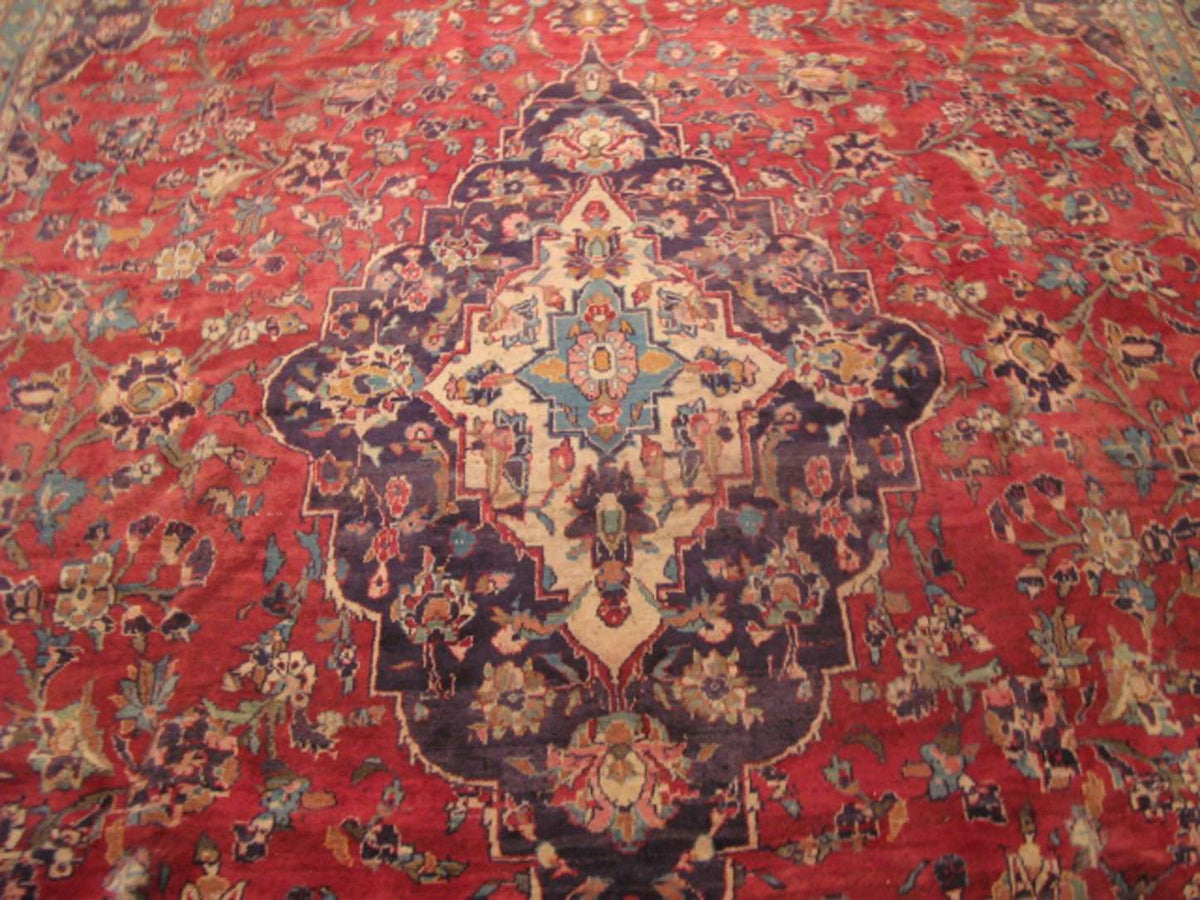 9' 1" x 14' 8" Persian Kashan Rug image 5