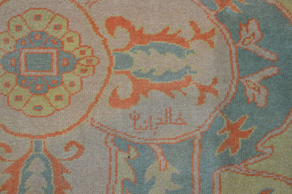 10' 0" x 14' 8" Turkish Oushak Rug image 3