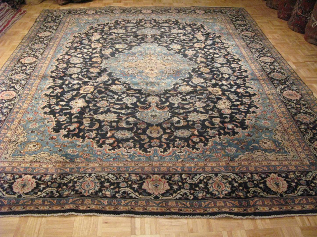 9' 8" x 12' 0" Persian Kashmar Rug image 1