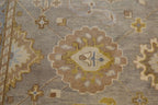 9' 2" x 12' 1" India Oushak Rug image 4