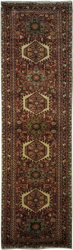 2' 8" x 9' 8" Persian Heriz Runner image 0