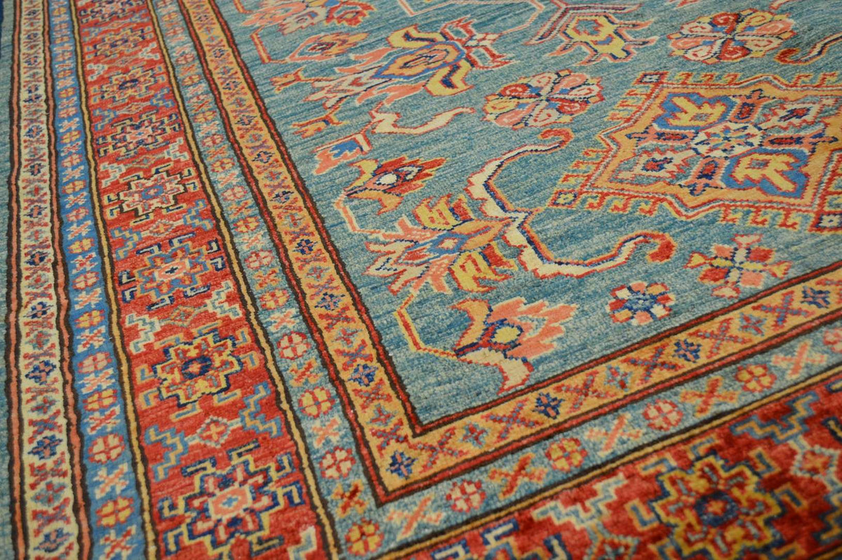 4' 0" x 6' 1" Pakistan Kazak Rug image 10