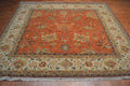 8' 0" x 8' 2" India Sultanabad Square Rug image 1