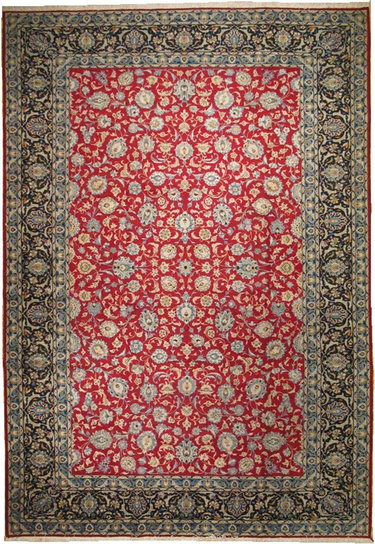 9' 4" x 12' 9" Persian Dabir Rug image 0