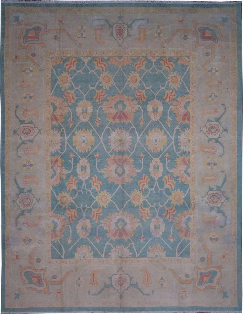 10' 3" x 13' 5" Turkish Oushak Rug image 0