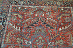 6' 6" x 9' 5" Persian Heriz Rug image 1