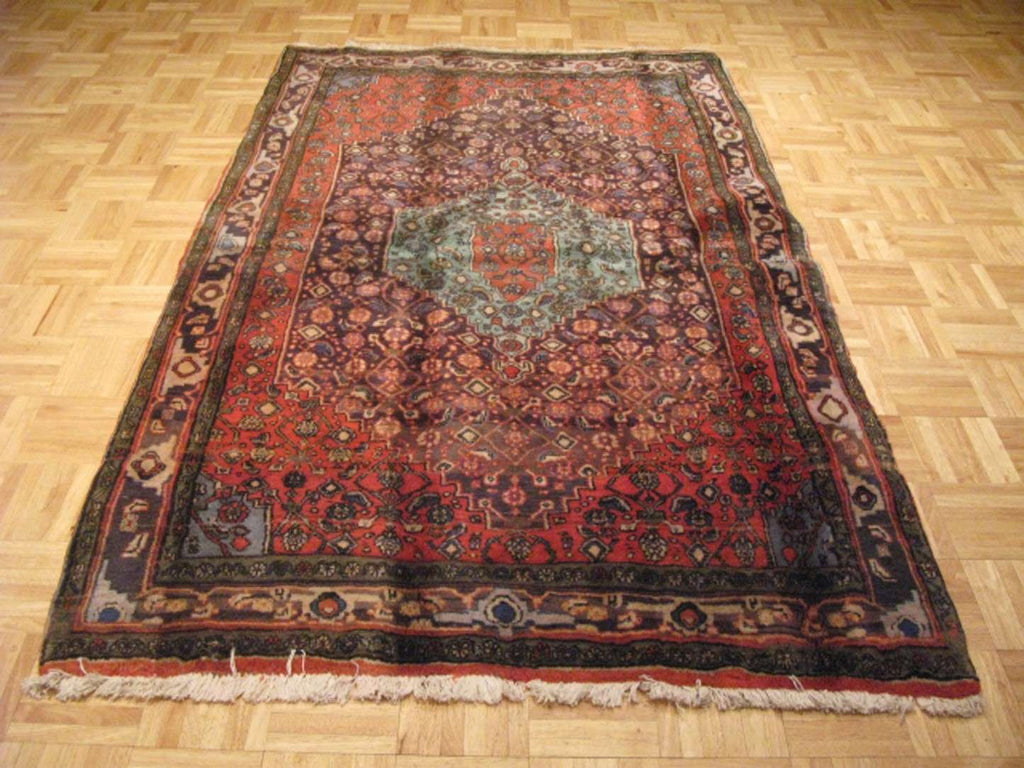 4' 0" x 6' 6" Vintage Bijar Rug image 1