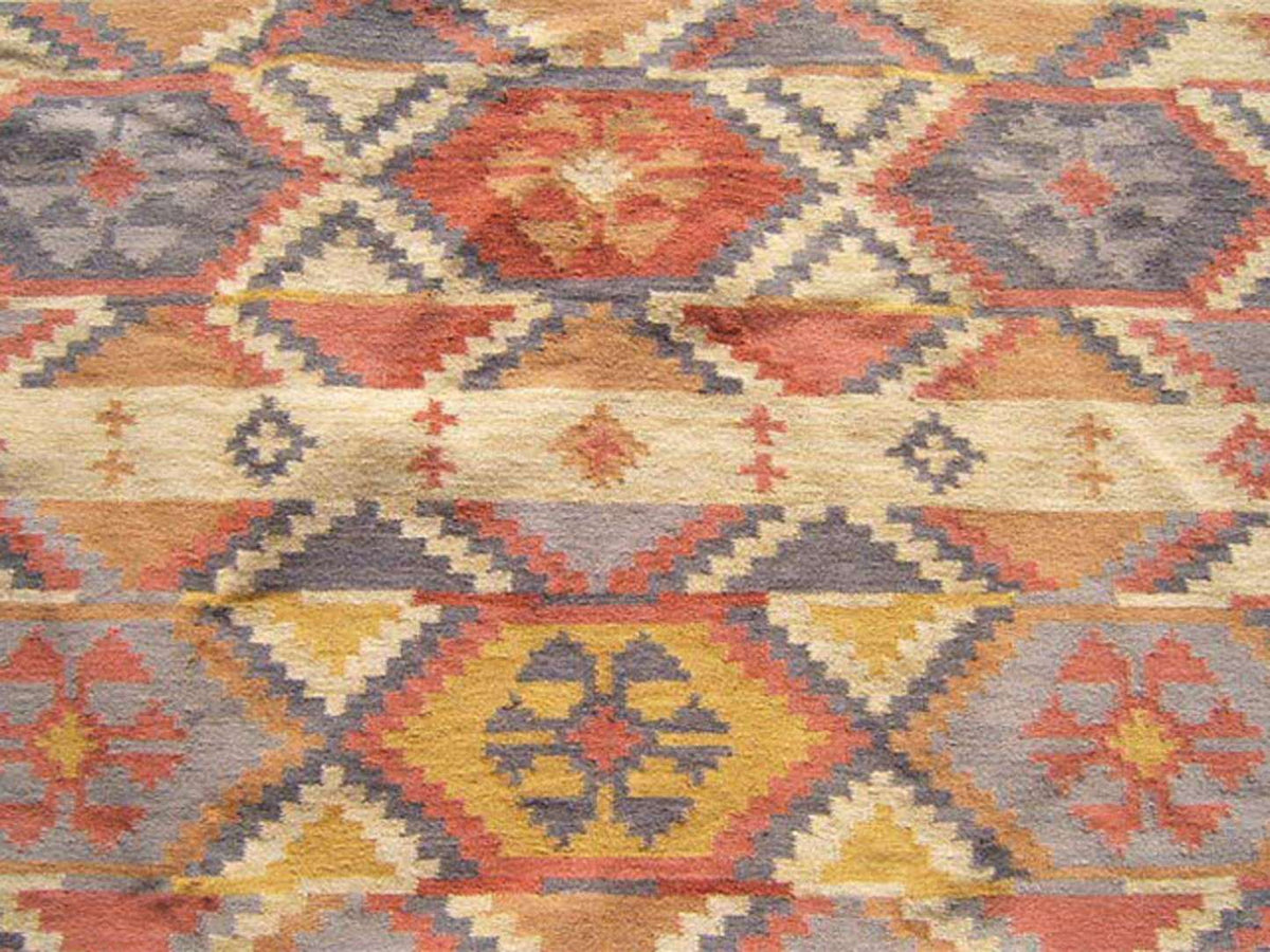 6' 0" x 14' 4" India Kilim Rug image 7