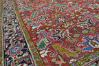 7' 7" x 10' 3" Persian Heriz Rug image 3