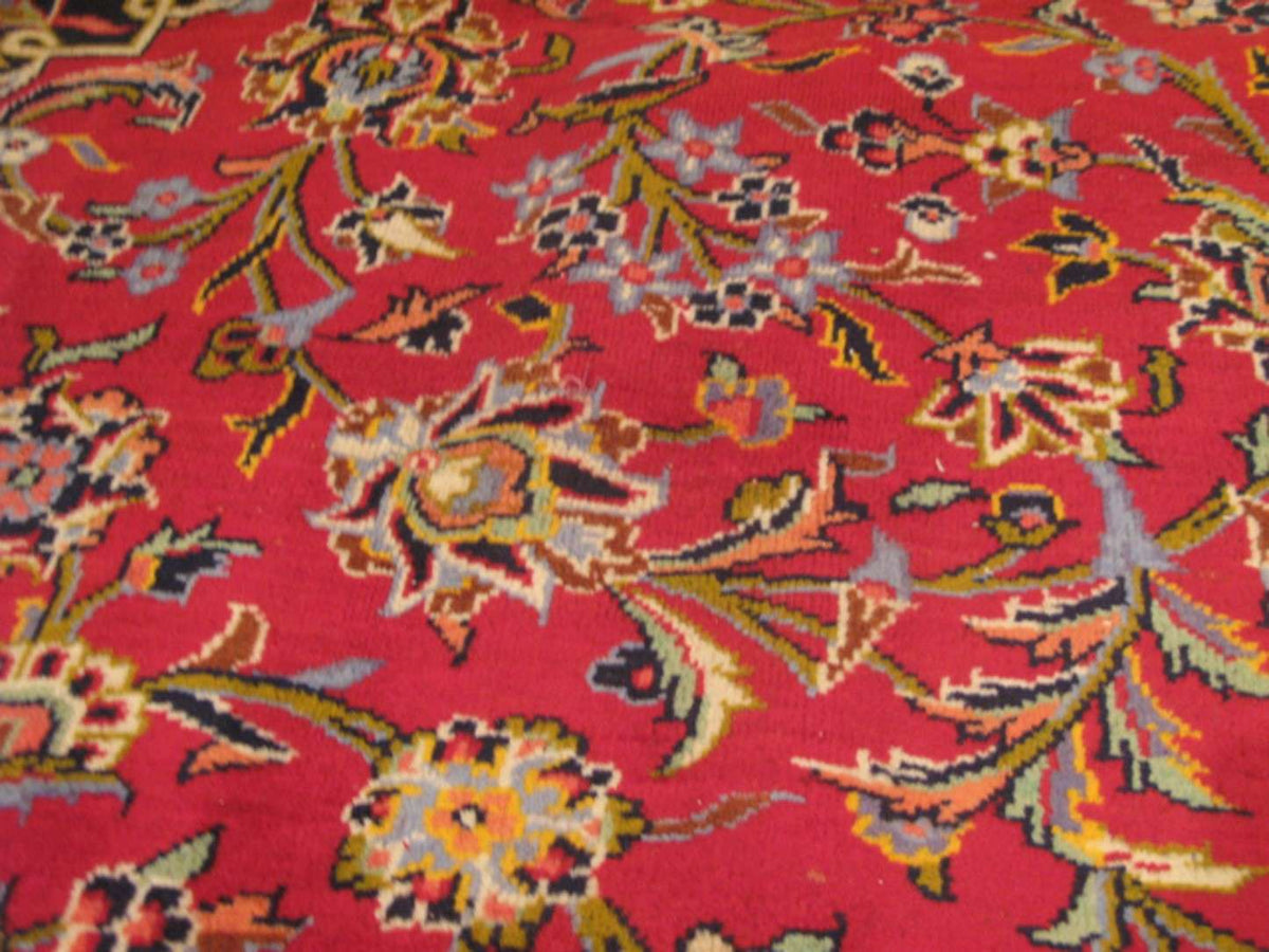 9' 8" x 13' 7" Persian Kashan Rug image 5