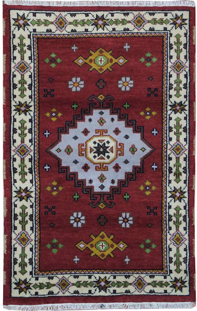 3' 0" x 5' 0" India Kazak Rug image 0