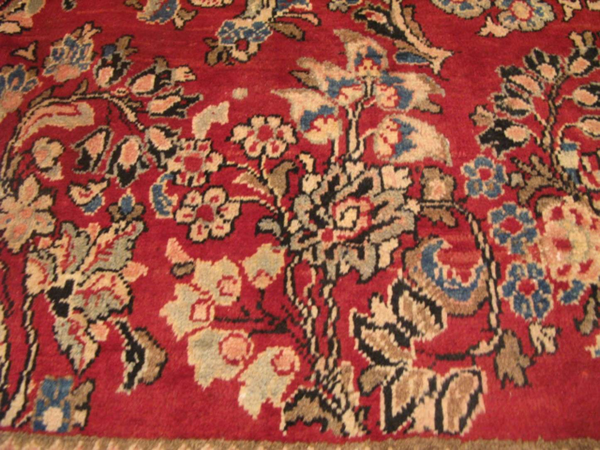 8' 8" x 11' 9" Persian Sarouk Rug image 7