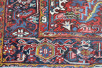 6' 7" x 9' 5" Persian Heriz Rug image 2