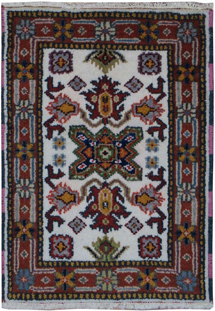 2' 0" x 3' 0" India Kazak Rug image 0