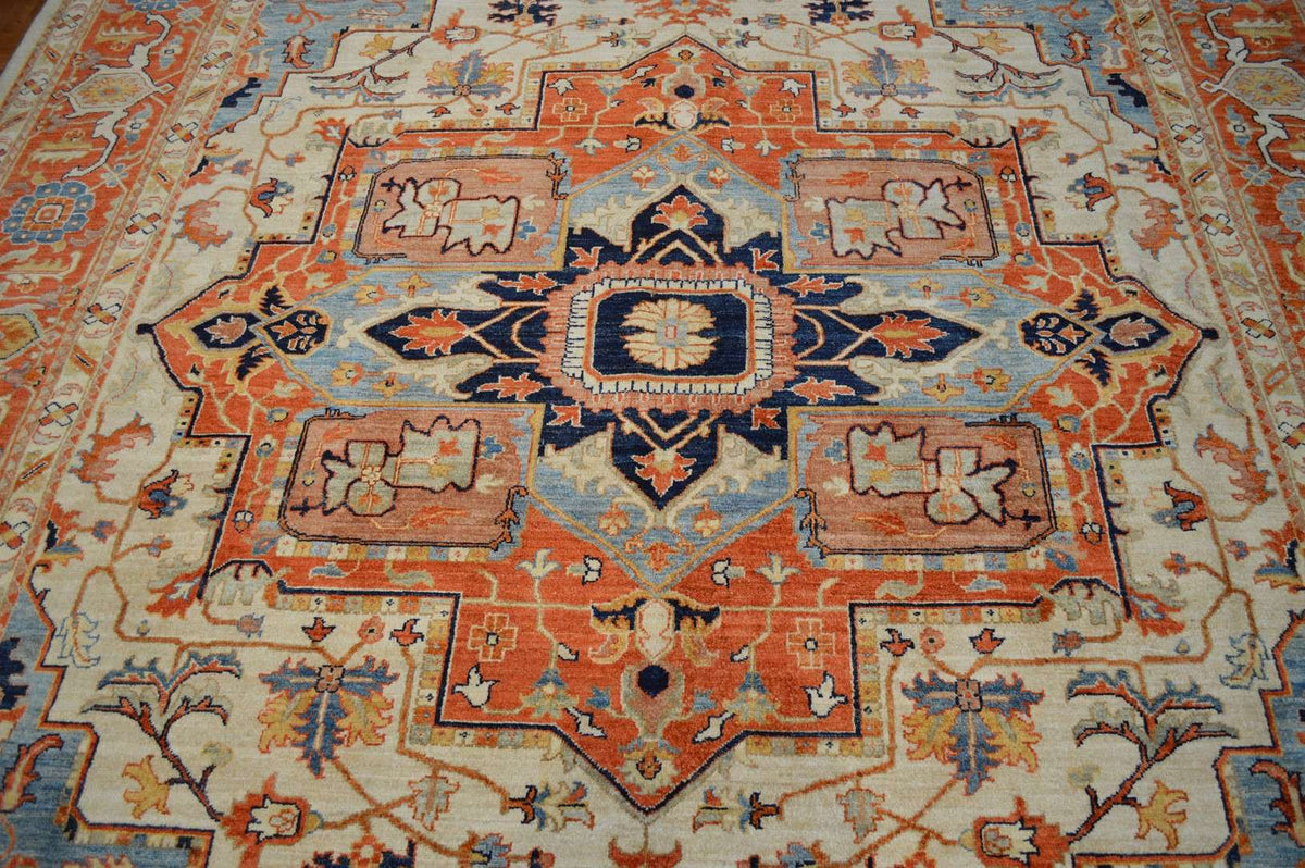 9' 0" x 12' 0" Pakistan Serapi Rug image 2