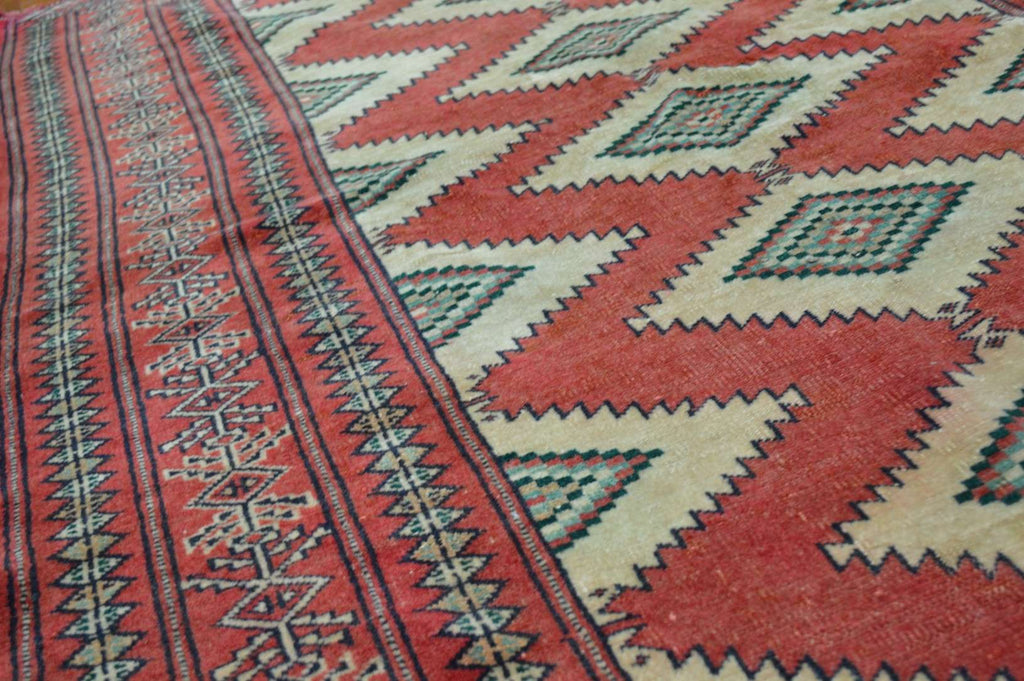 4' 0" x 6' 5" Persian Turkmen Rug image 8
