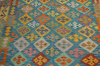8' 2" x 9' 9" India Kilim Rug image 3