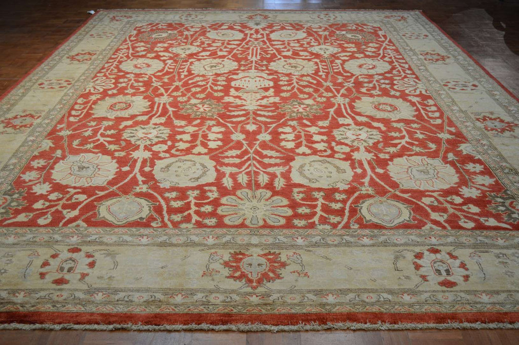 9' 8" x 13' 7" Pakistan Oushak Rug image 1