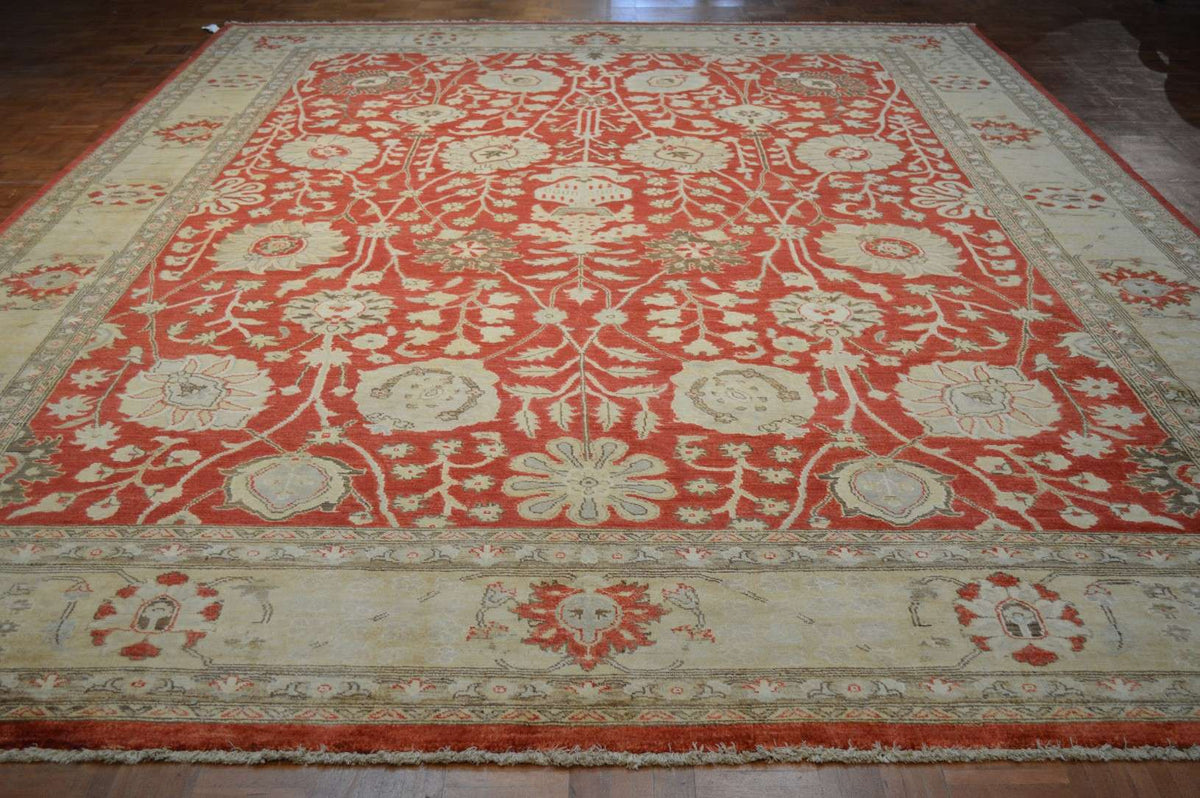 9' 8" x 13' 7" Pakistan Oushak Rug image 1