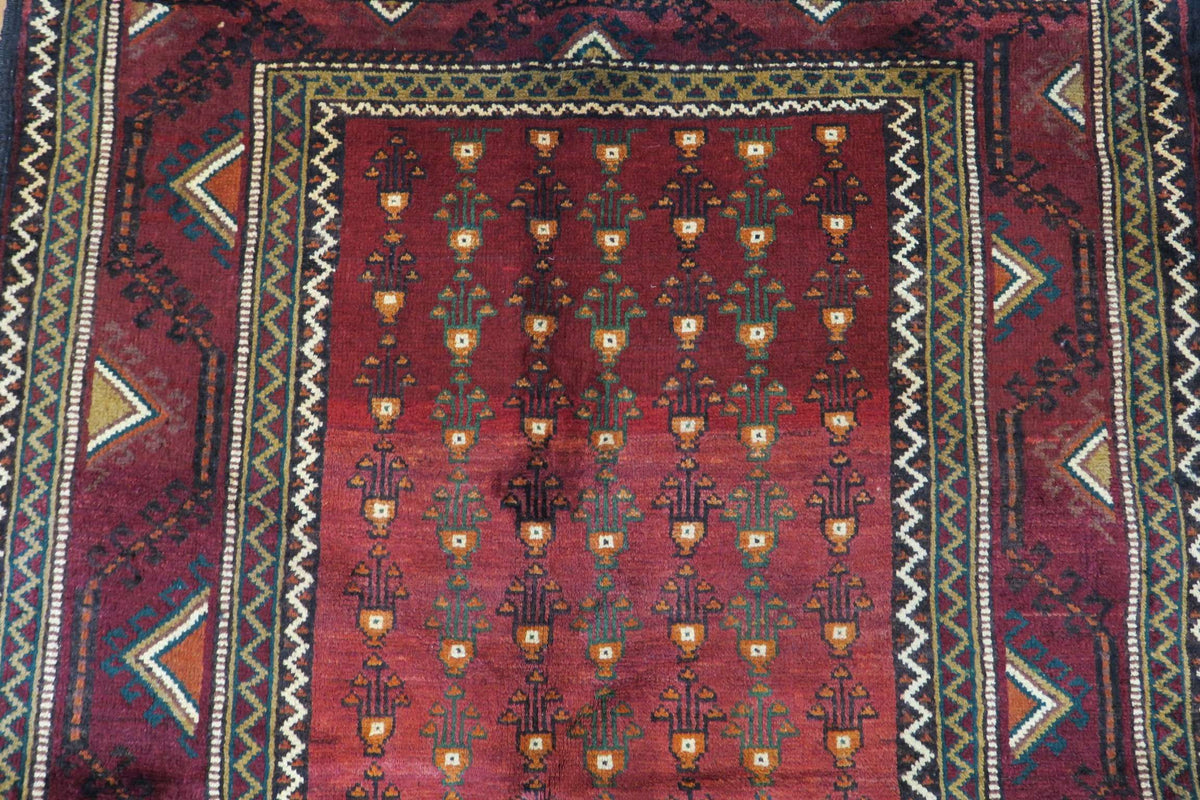 3' 7" x 9' 0" Persian Baluch Runner image 4