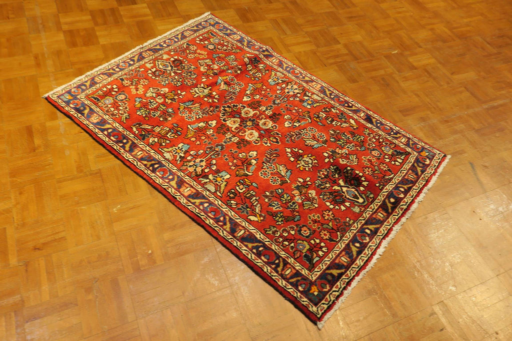 1' 7" x 3' 4" Persian Sarouk Rug