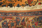 3' 3" x 3' 6" Persian Sarouk Rug