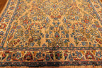 3' 3" x 3' 6" Persian Sarouk Rug