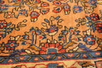 3' 3" x 3' 6" Persian Sarouk Rug