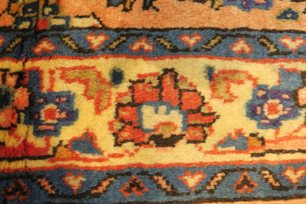 3' 3" x 3' 6" Persian Sarouk Rug