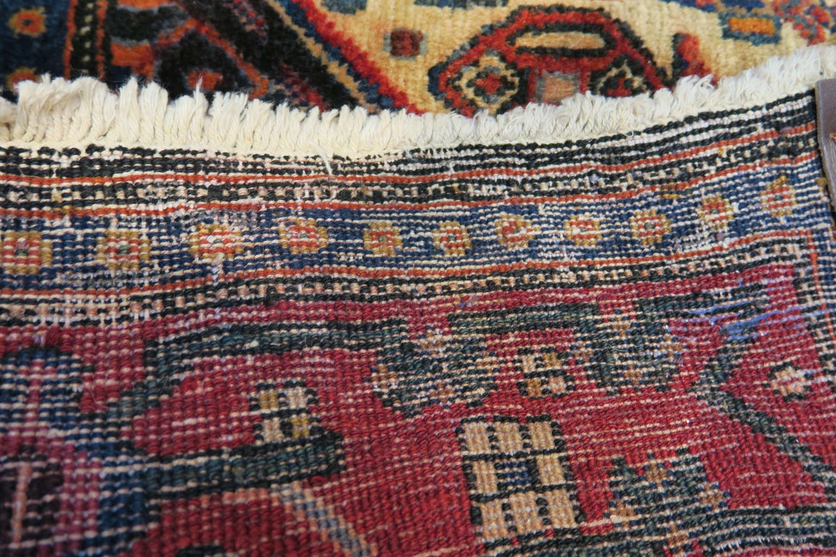 4' 1" x 5' 2" Persian Sanandaj Rug