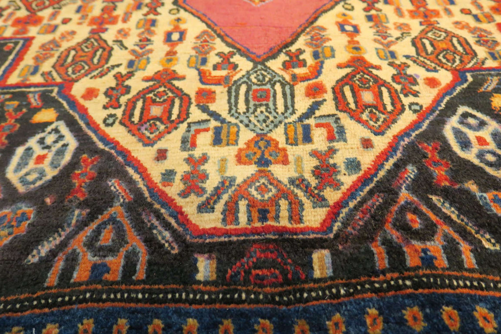 4' 1" x 5' 2" Persian Sanandaj Rug